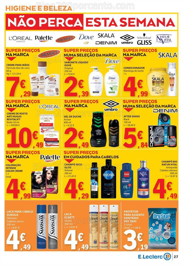 Antevisão Folheto E-LECLERC Promoções de 18 a 24 janeiro