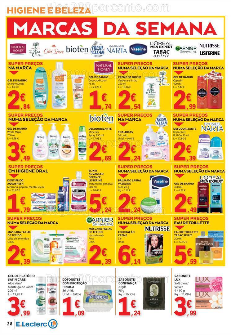 Antevisão Folheto E-LECLERC Promoções de 18 a 24 janeiro