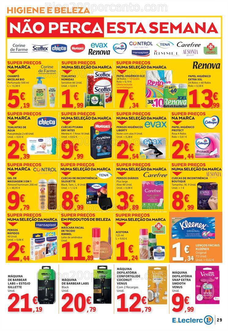 Antevisão Folheto E-LECLERC Promoções de 18 a 24 janeiro