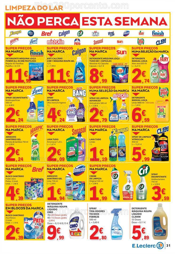 Antevisão Folheto E-LECLERC Promoções de 18 a 24 janeiro