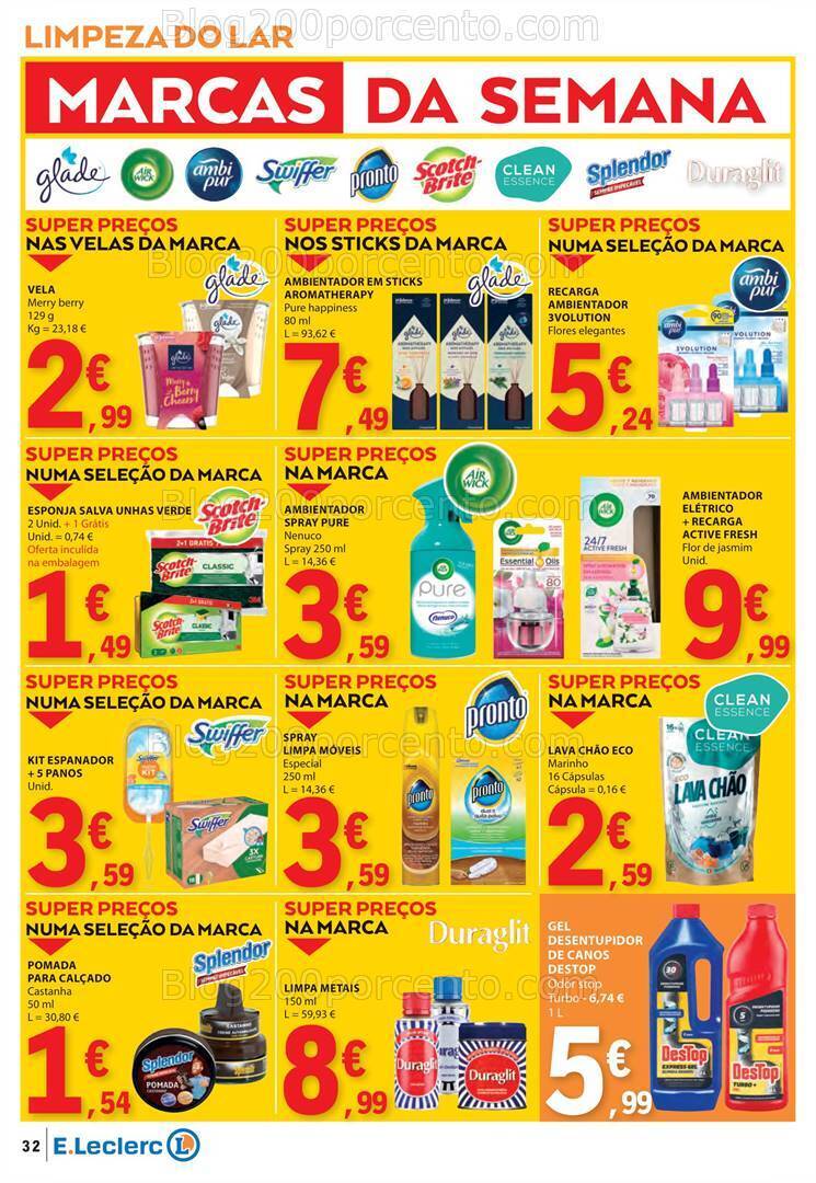 Antevisão Folheto E-LECLERC Promoções de 18 a 24 janeiro