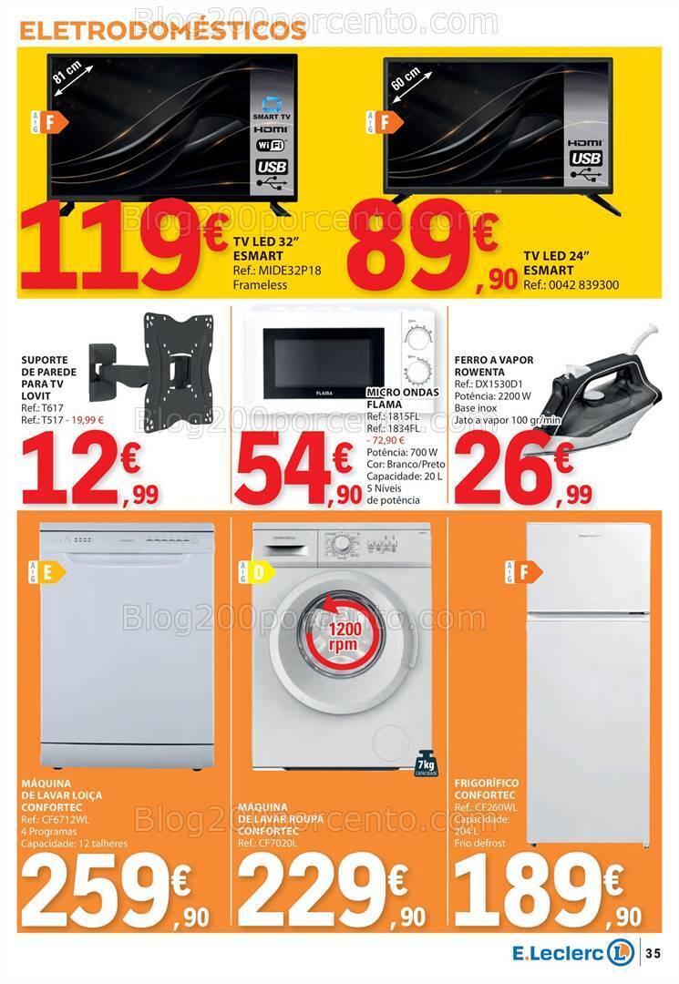 Antevisão Folheto E-LECLERC Promoções de 18 a 24 janeiro