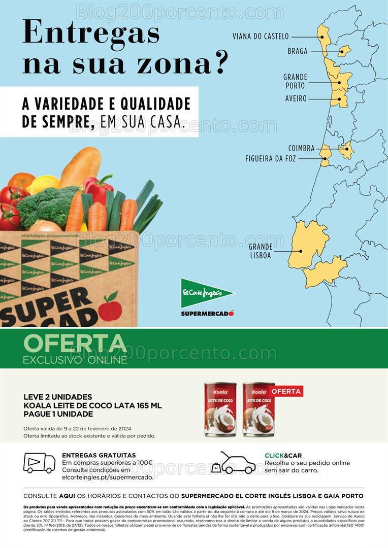 Antevisão Folheto EL CORTE INGLÉS Promoções de 9 a 22 fevereiro