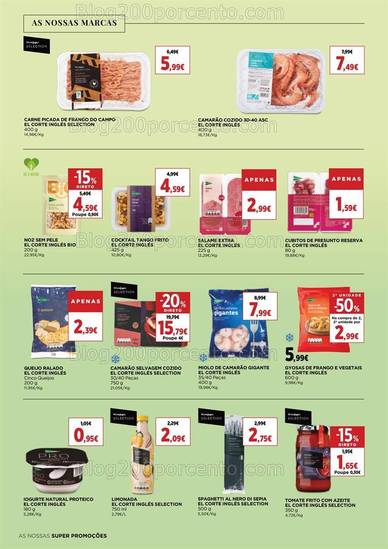 Antevisão Folheto EL CORTE INGLÉS Promoções de 9 a 22 agosto