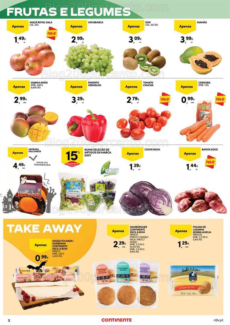 Antevisão Folheto CONTINENTE Açores Promoções de 26 outubro a 8 novembro