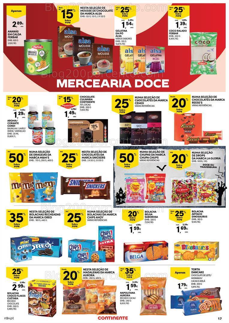 Antevisão Folheto CONTINENTE Açores Promoções de 26 outubro a 8 novembro