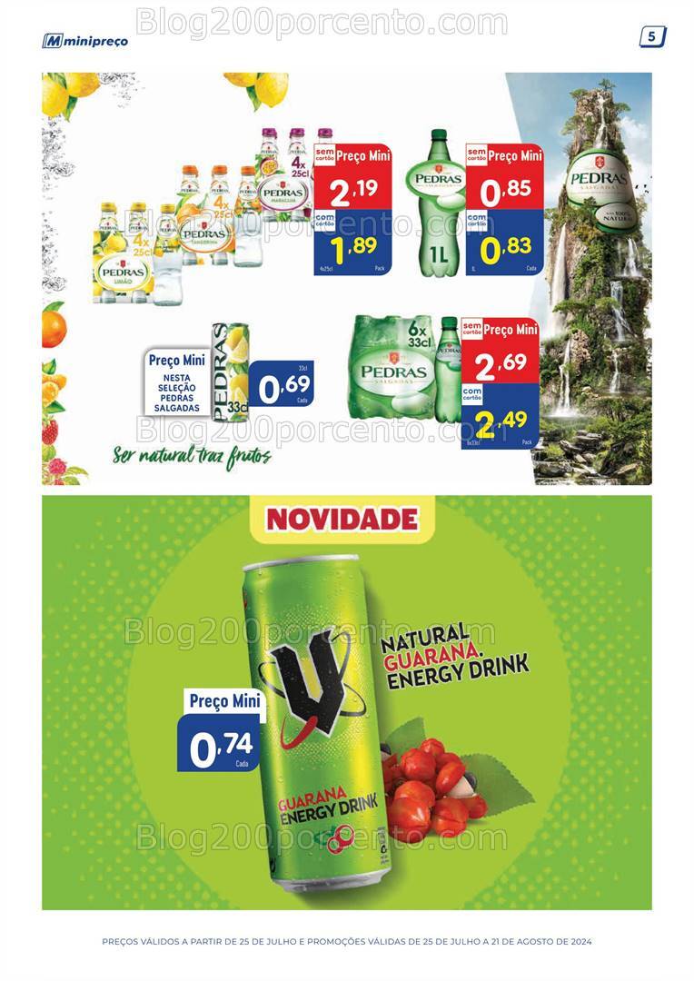 Antevisão Folheto MINIPREÇO Bazar Verão Promoções de 26 julho a 21 agosto