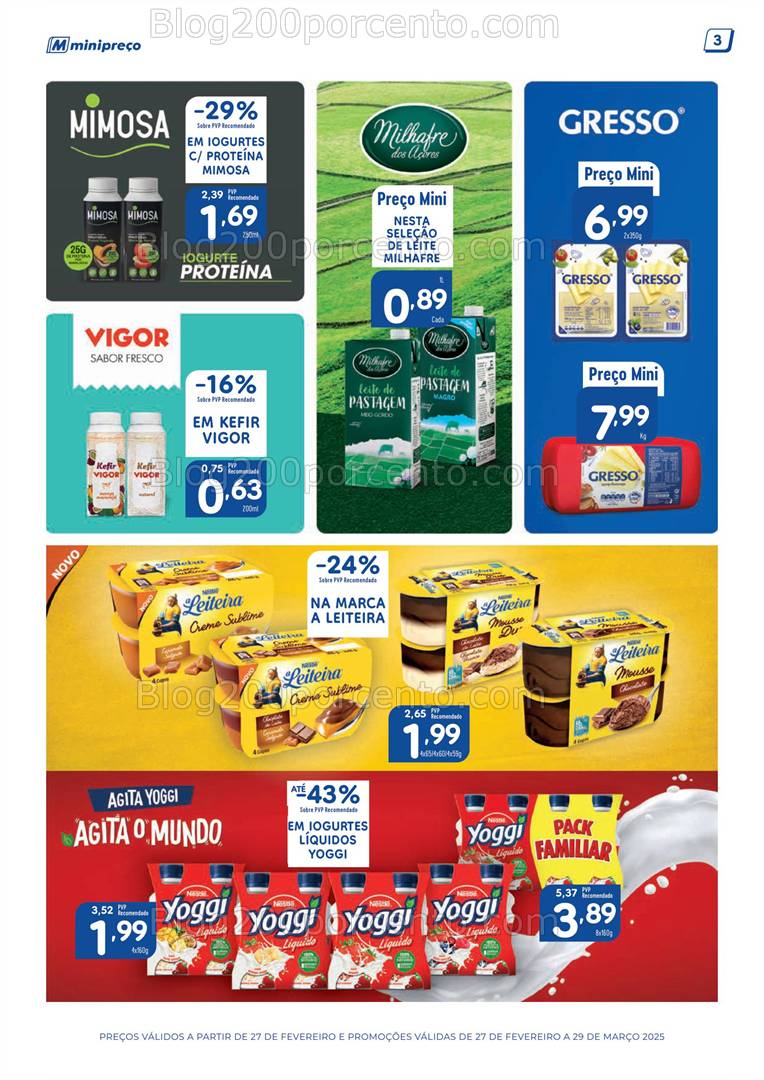 Antevisão Folheto MINIPREÇO Extra Promoções 27 fevereiro a 26 março