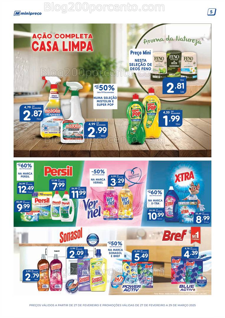 Antevisão Folheto MINIPREÇO Extra Promoções 27 fevereiro a 26 março