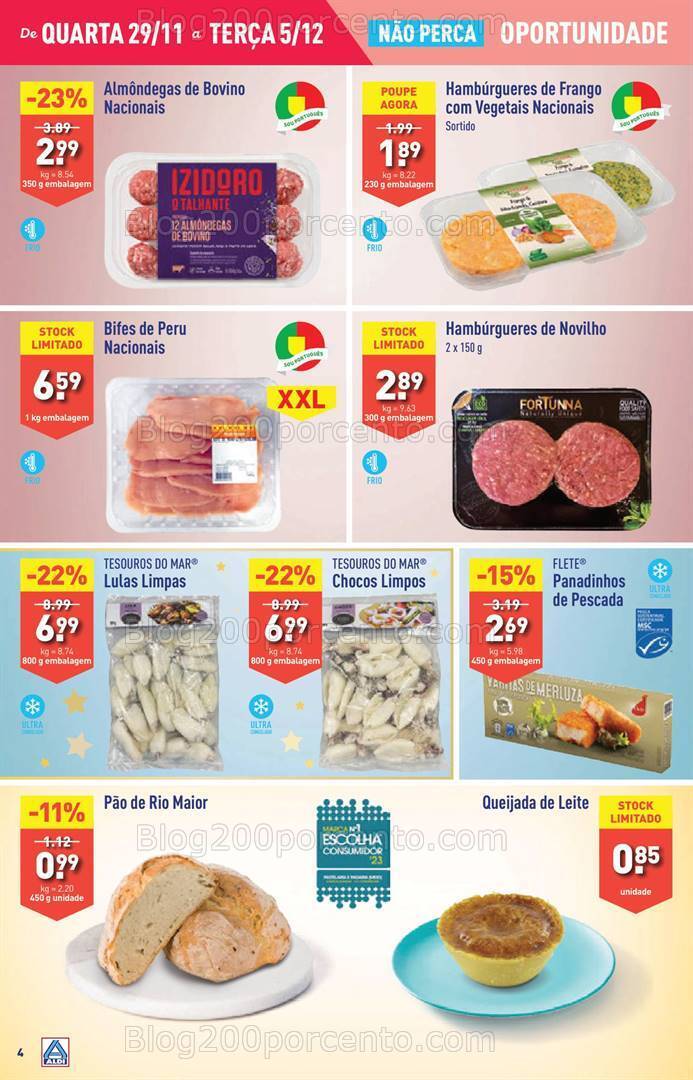 Antevisão Folheto ALDI Promoções de 29 novembro a 5 dezembro