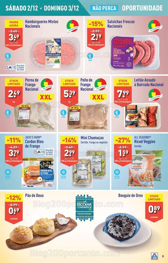 Antevisão Folheto ALDI Promoções de 29 novembro a 5 dezembro