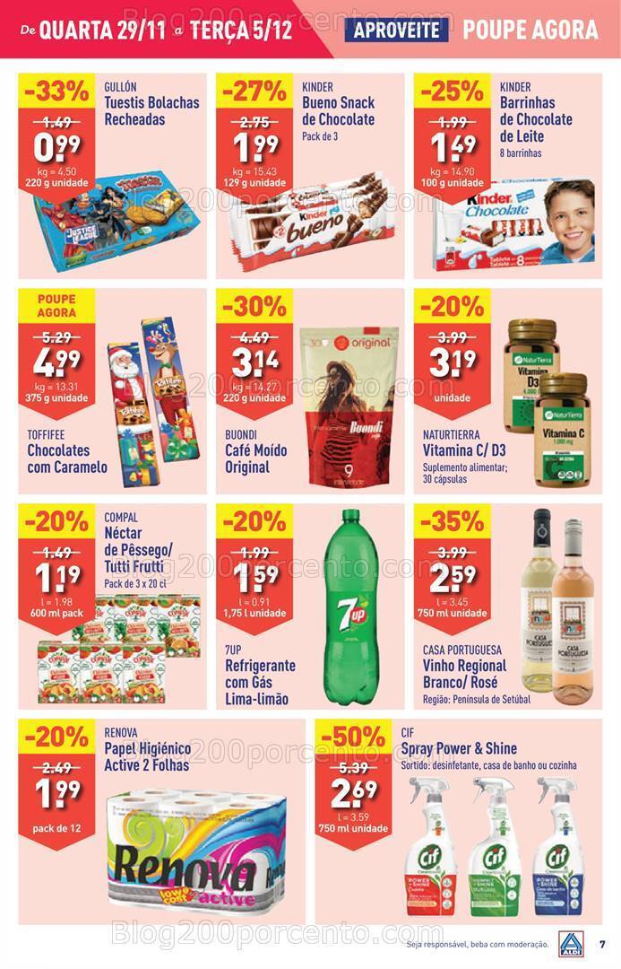 Antevisão Folheto ALDI Promoções de 29 novembro a 5 dezembro