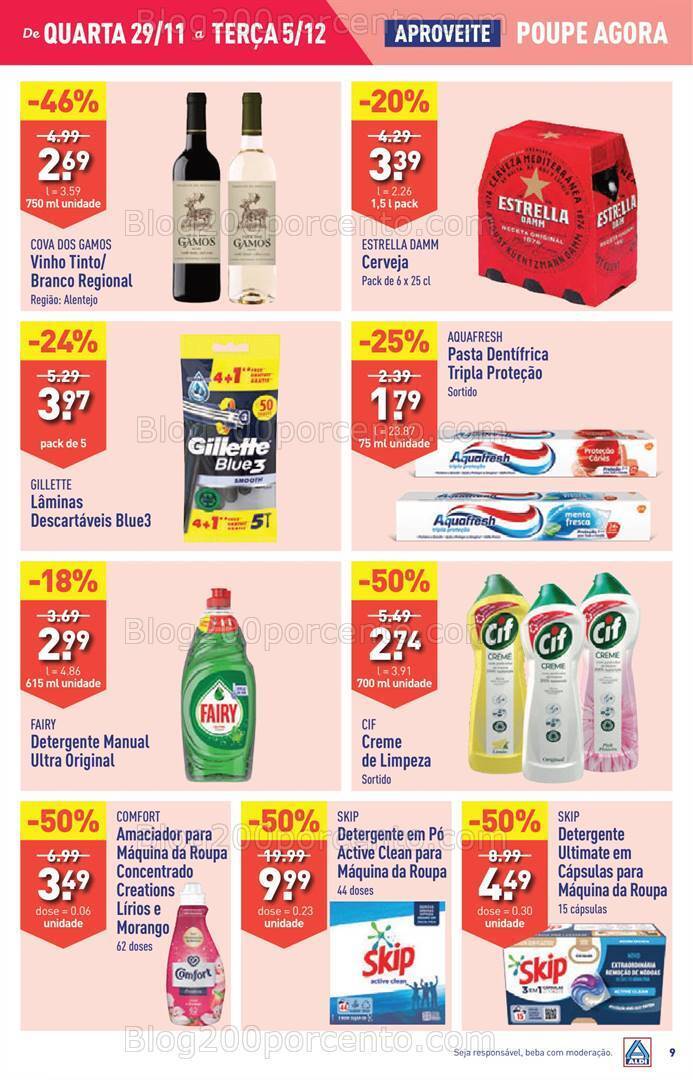 Antevisão Folheto ALDI Promoções de 29 novembro a 5 dezembro