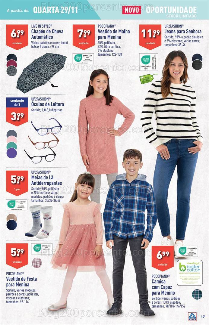 Antevisão Folheto ALDI Promoções de 29 novembro a 5 dezembro
