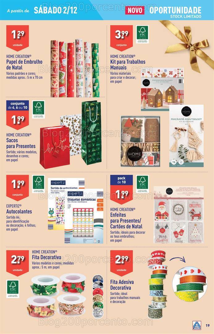 Antevisão Folheto ALDI Promoções de 29 novembro a 5 dezembro