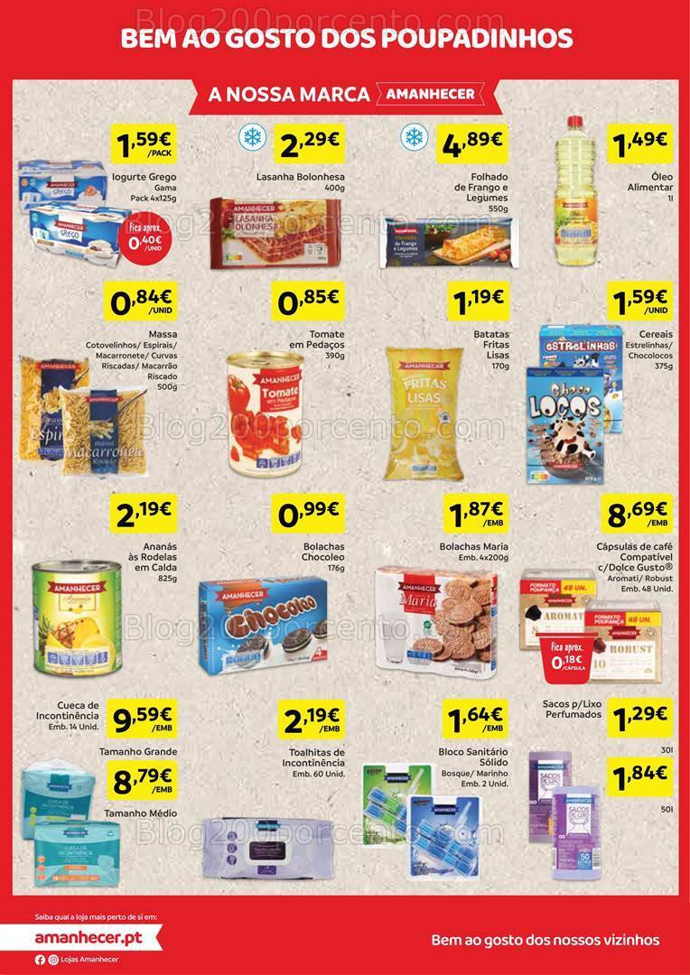 Antevisão Folheto AMANHECER Promoções de 16 a 22 novembro