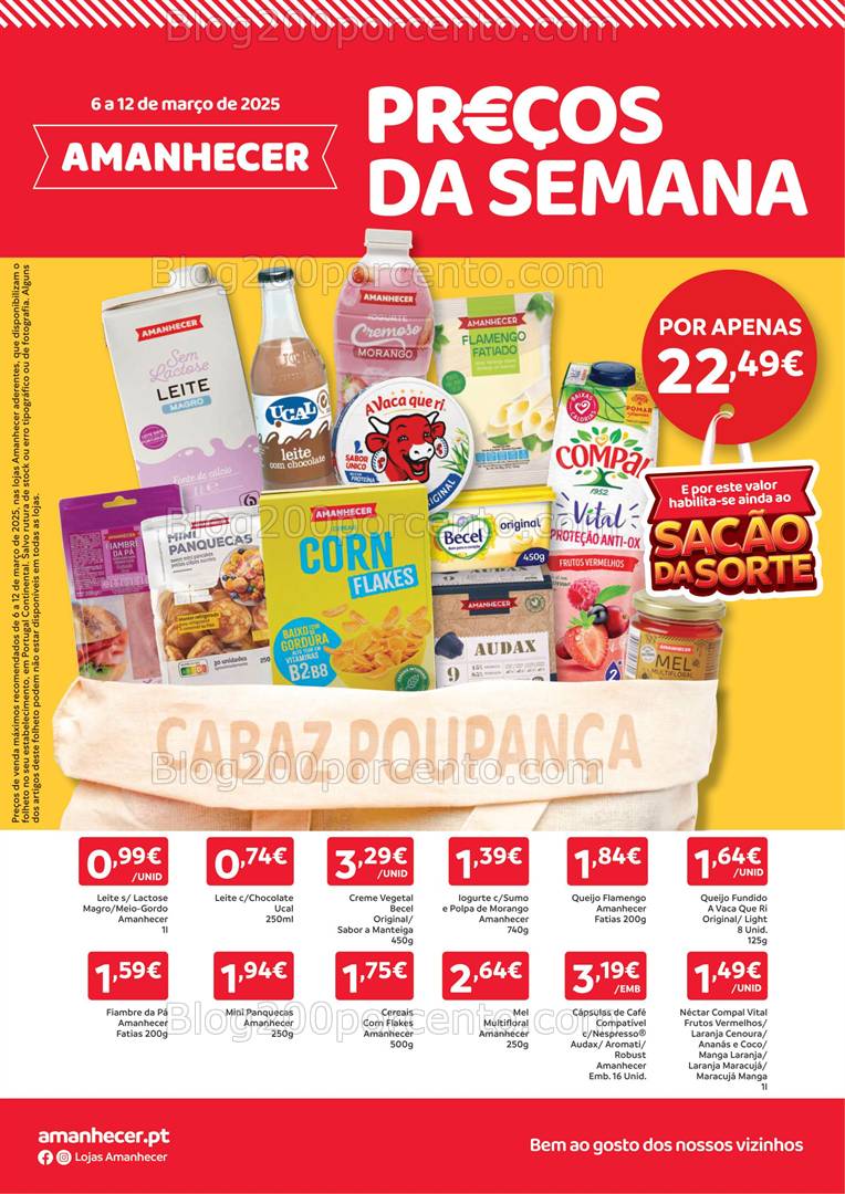 Antevisão Folheto AMANHECER Promoções de 6 a 12 março