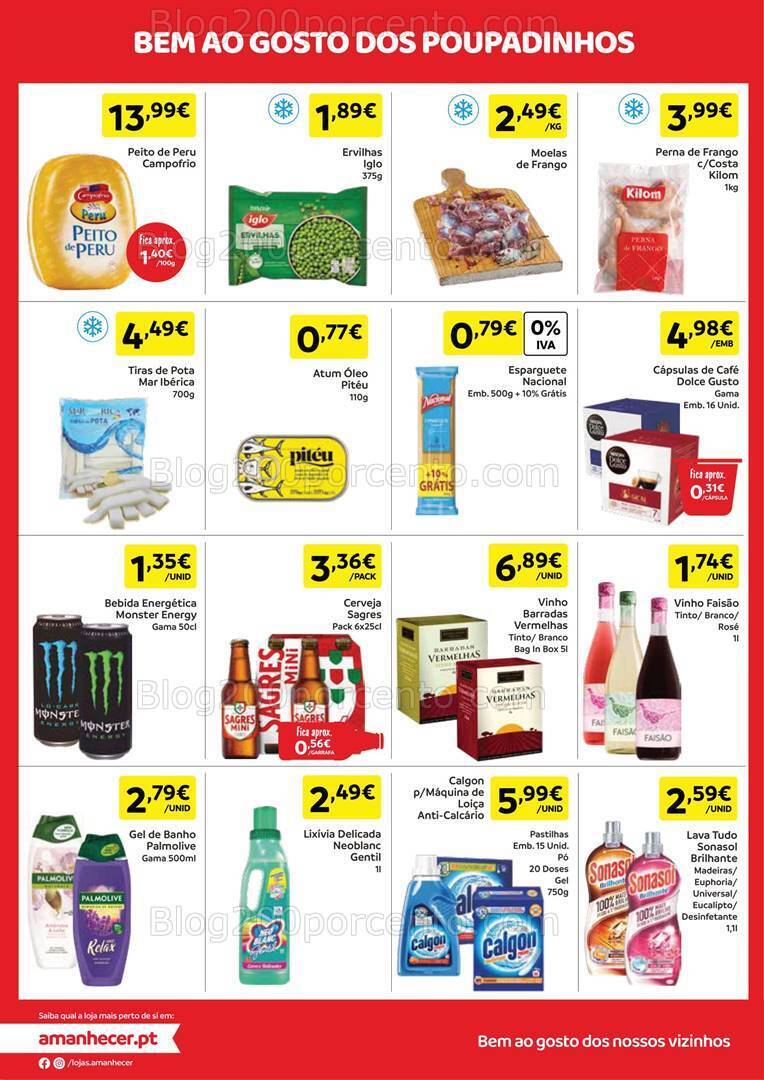 Antevisão Folheto AMANHECER Promoções de 7 a 13 setembro