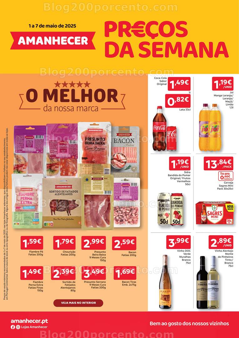 Antevisão Folheto AMANHECER Promoções de 1 maio a 7 maio