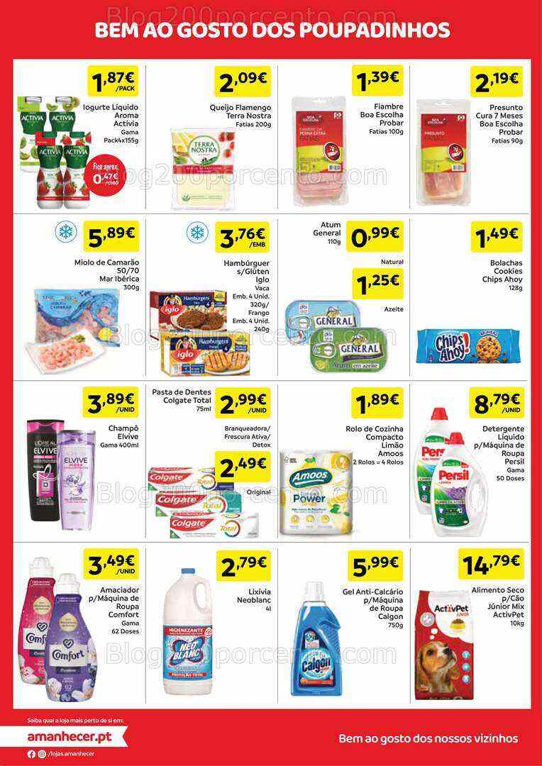 Antevisão Folheto AMANHECER Promoções de 10 a 16 agosto