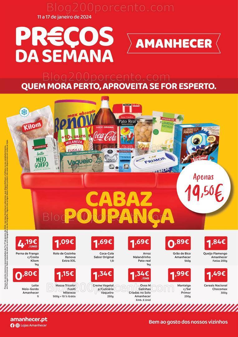 Antevisão Folheto AMANHECER Promoções de 11 a 17 janeiro