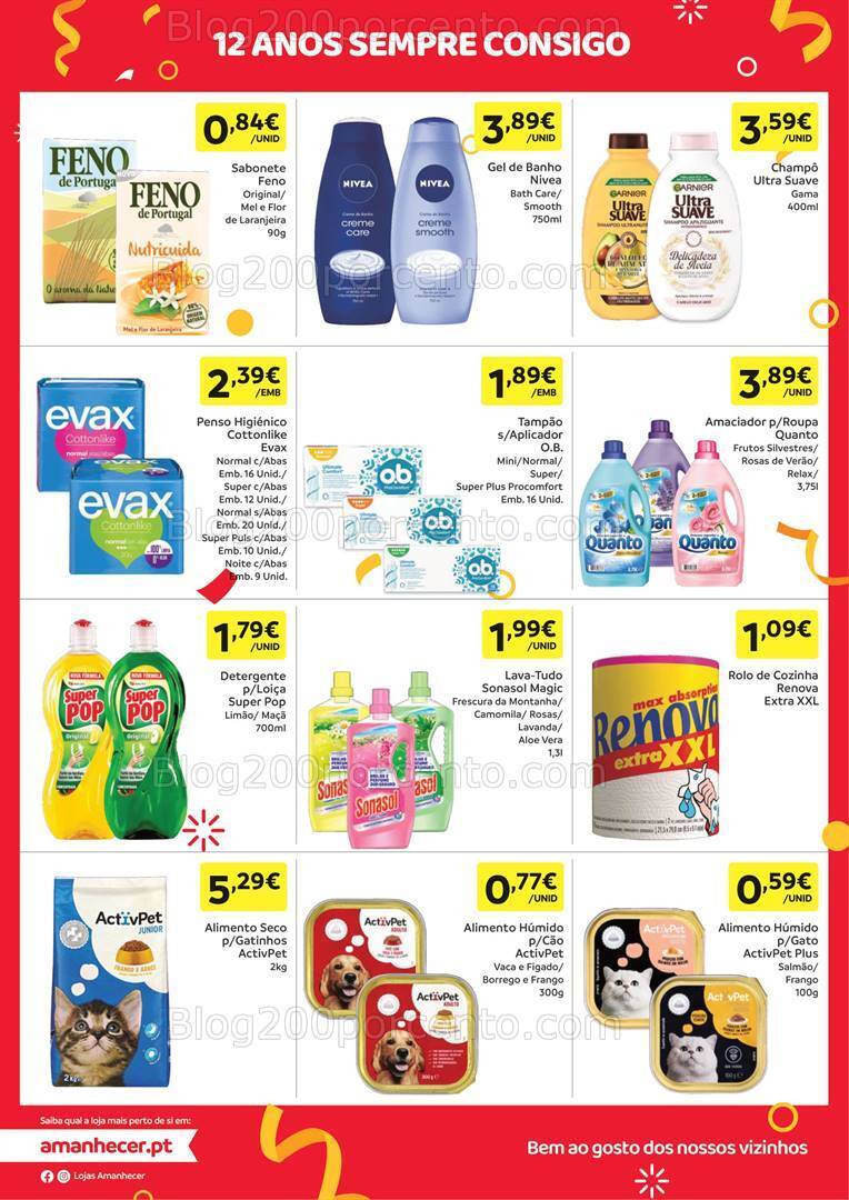 Antevisão Folheto AMANHECER Promoções de 12 a 18 outubro