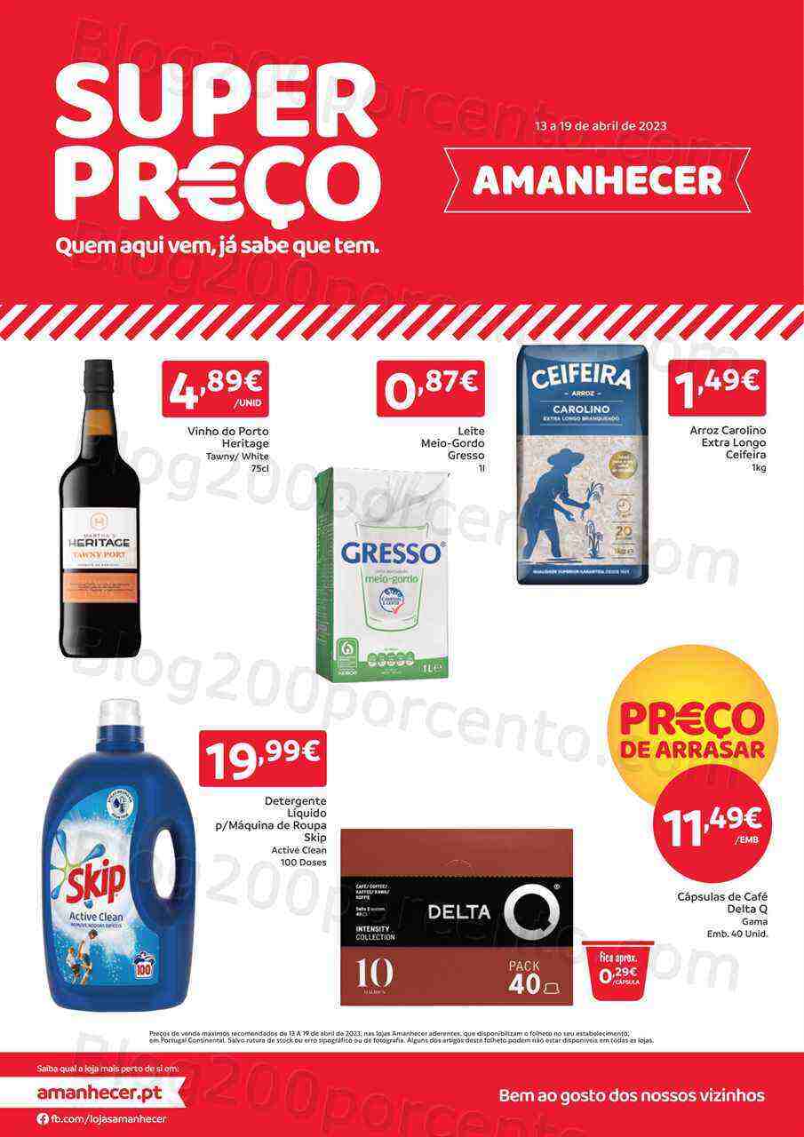 Antevisão Folheto AMANHECER Promoções de 13 a 19 abril