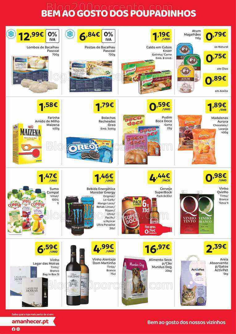 Antevisão Folheto AMANHECER Promoções de 13 a 19 julho