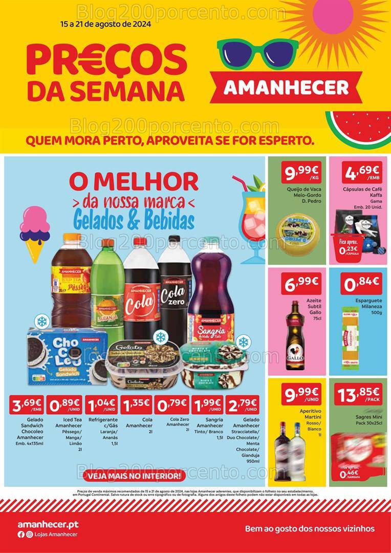 Antevisão Folheto AMANHECER Promoções de 15 a 21 agosto