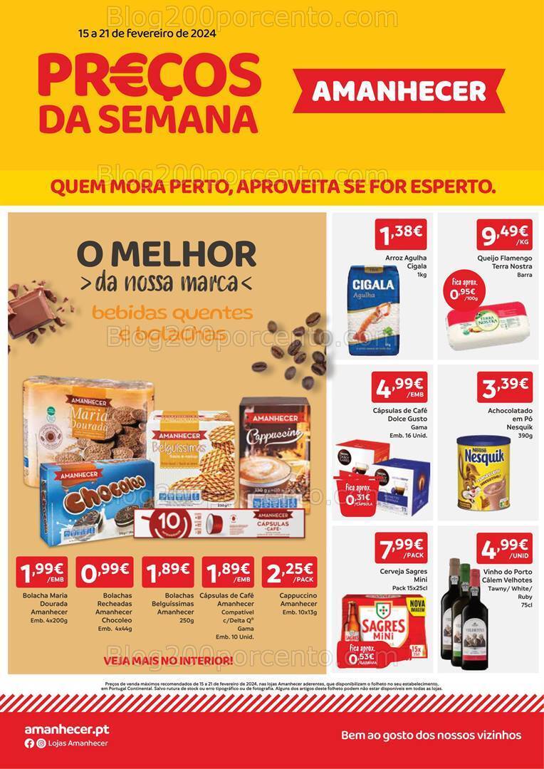 Antevisão Folheto AMANHECER Promoções de 15 a 21 fevereiro