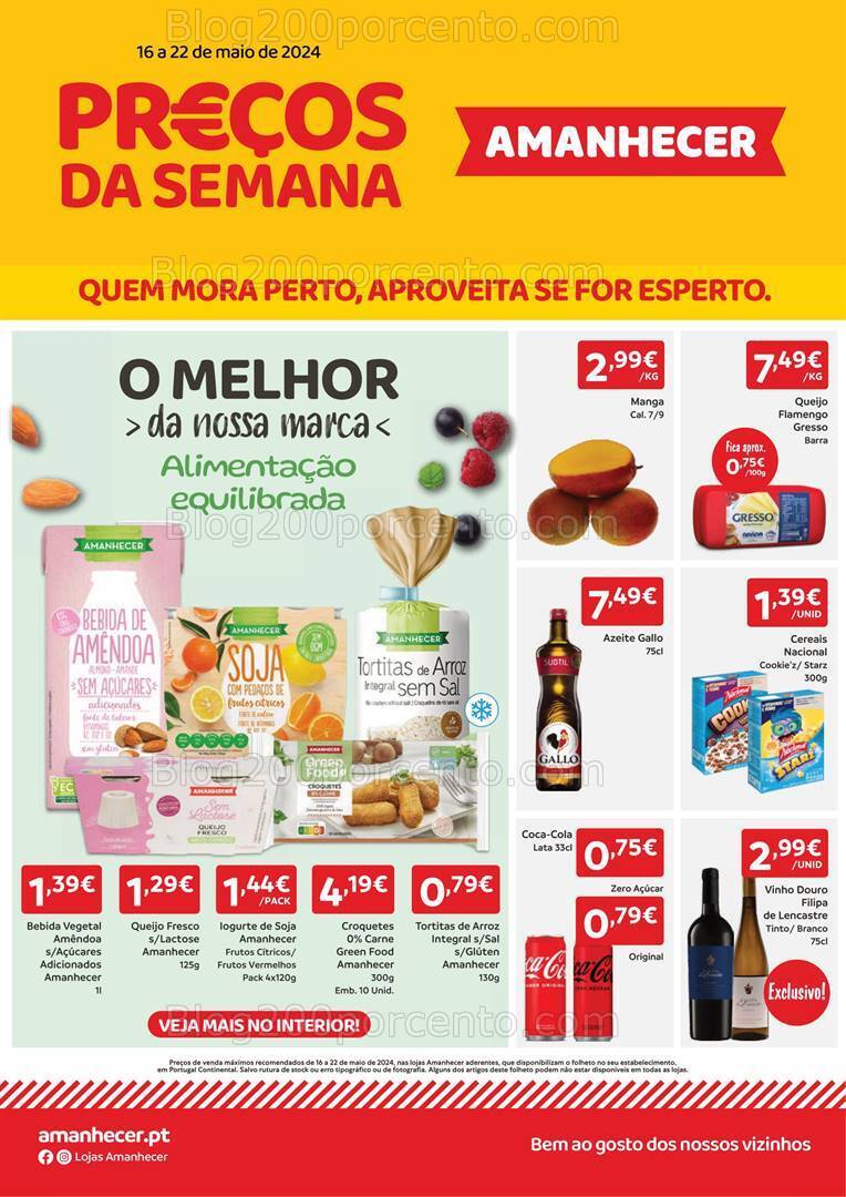 Antevisão Folheto AMANHECER Promoções de 16 a 22 maio