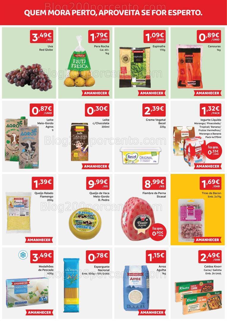 Antevisão Folheto AMANHECER Promoções 18 a 24 janeiro