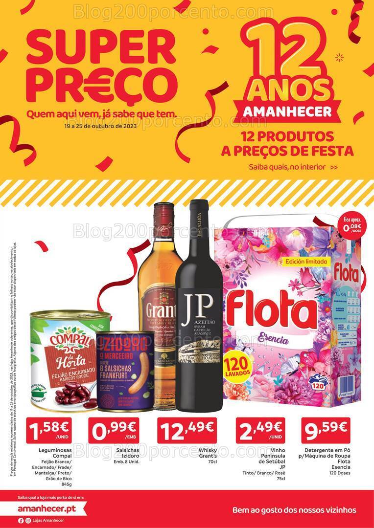 Antevisão Folheto AMANHECER Promoções de 19 a 25 outubro