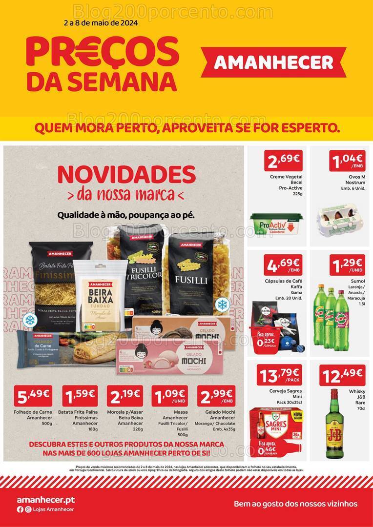 Antevisão Folheto AMANHECER Promoções de 2 a 8 maio