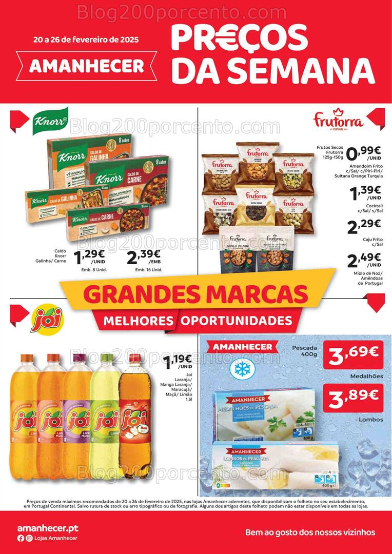 Antevisão Folheto AMANHECER Promoções de 20 a 26 fevereiro