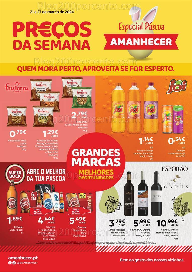 Antevisão Folheto AMANHECER Promoções de 21 a 27 março