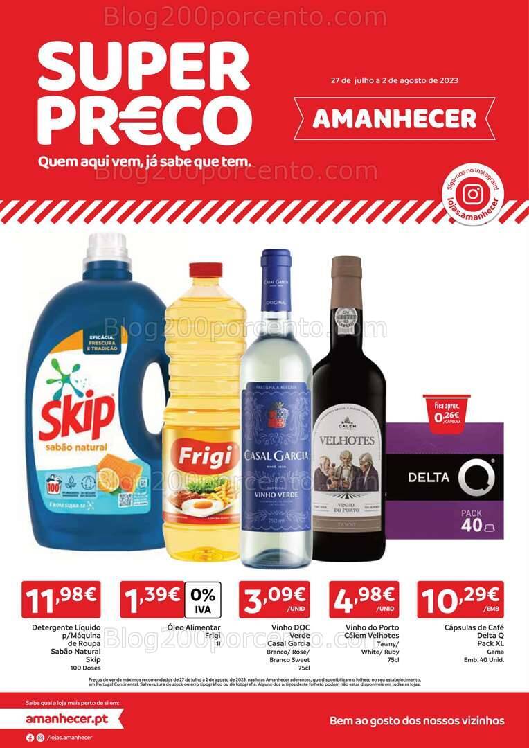 Antevisão Folheto AMANHECER Promoções de 27 julho a 2 agosto