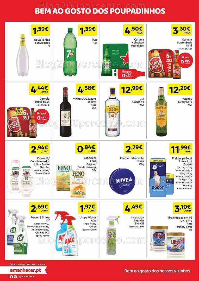 Antevisão Folheto AMANHECER Promoções de 27 julho a 2 agosto