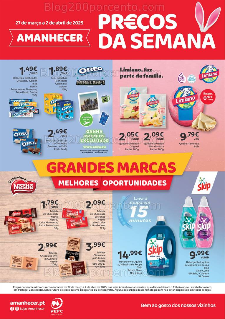 Antevisão Folheto AMANHECER Promoções 27 março a 2 abril