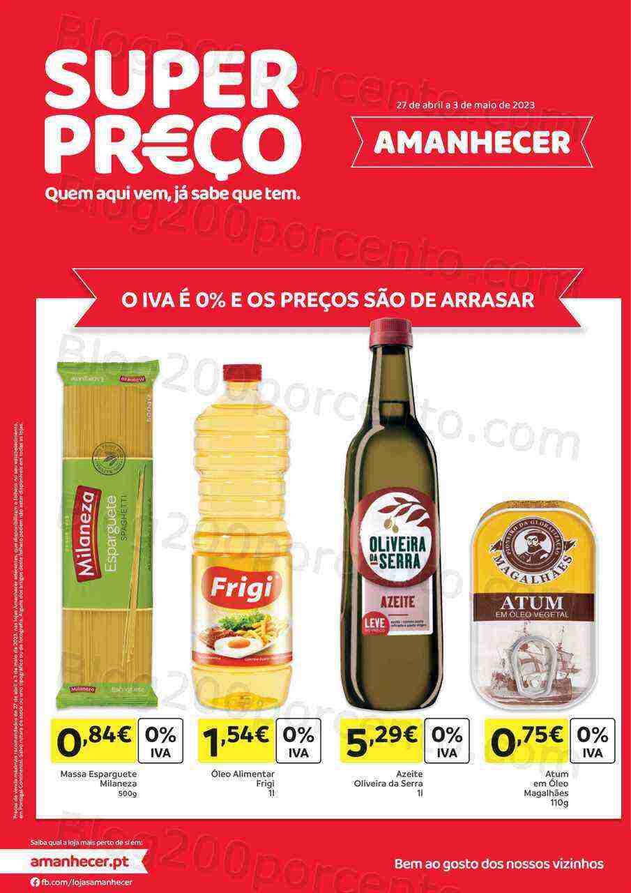 Antevisão Folheto AMANHECER Promoções de 27 abril a 3 maio