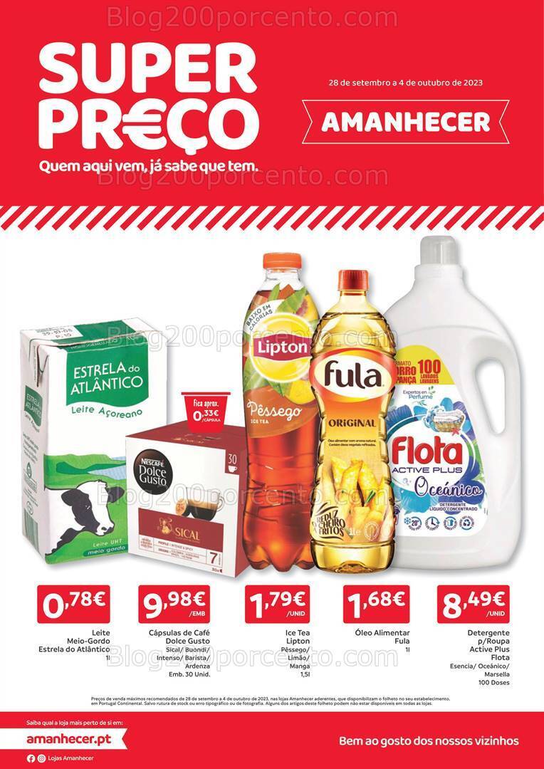 Antevisão Folheto AMANHECER Promoções de 28 setembro a 4 outubro