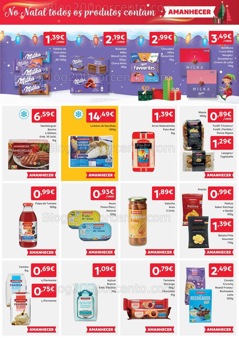 Antevisão Folheto AMANHECER Promoções de 28 novembro a 4 dezembro