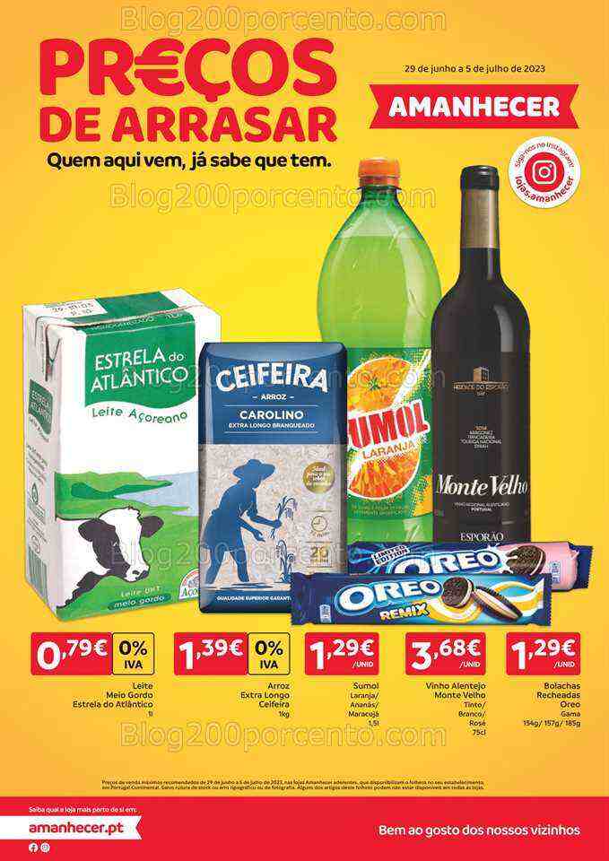Antevisão Folheto AMANHECER Promoções de 29 junho a 5 julho