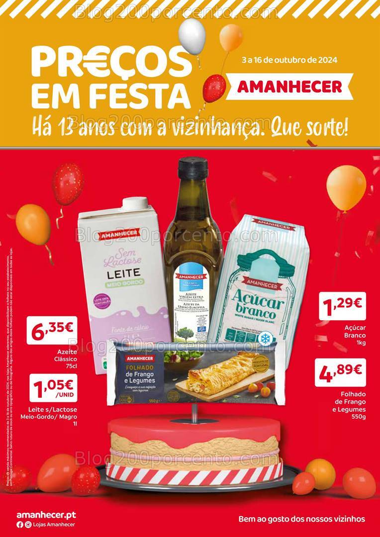 Antevisão Folheto AMANHECER Promoções de 3 a 16 outubro