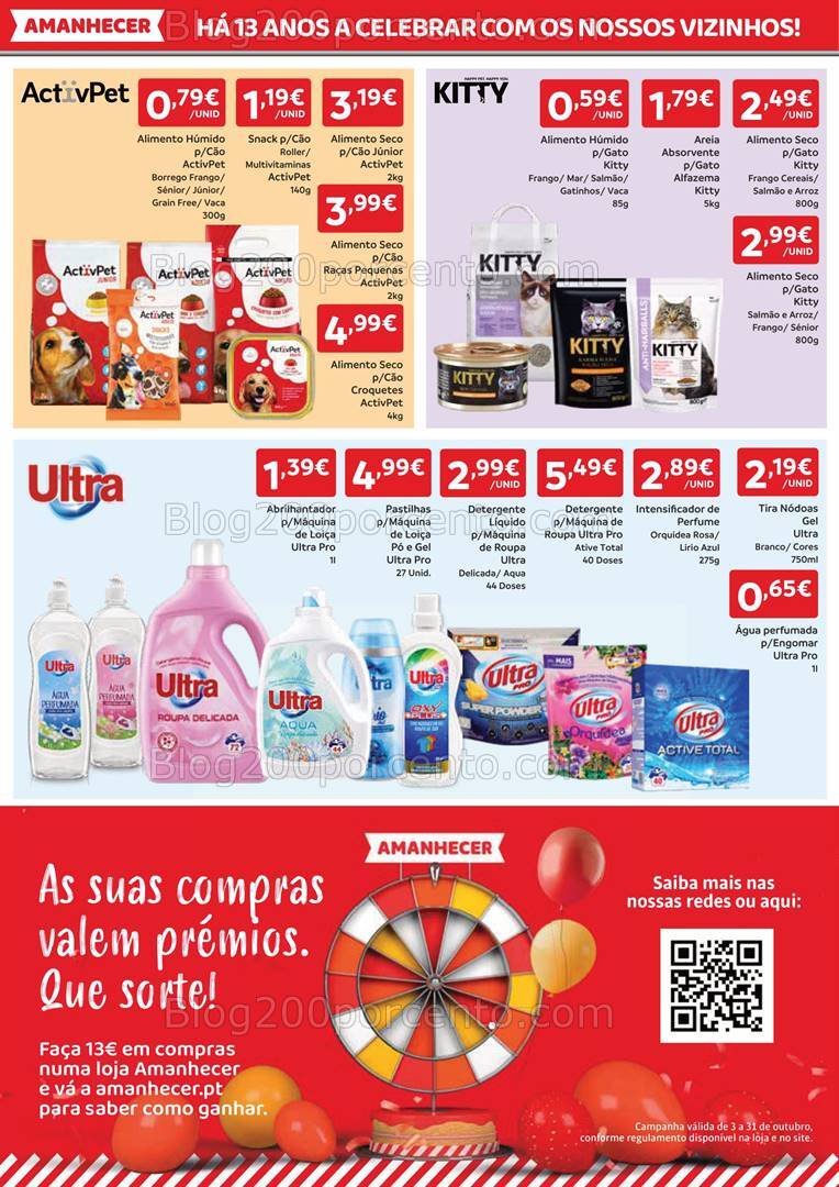 Antevisão Folheto AMANHECER Promoções de 3 a 16 outubro