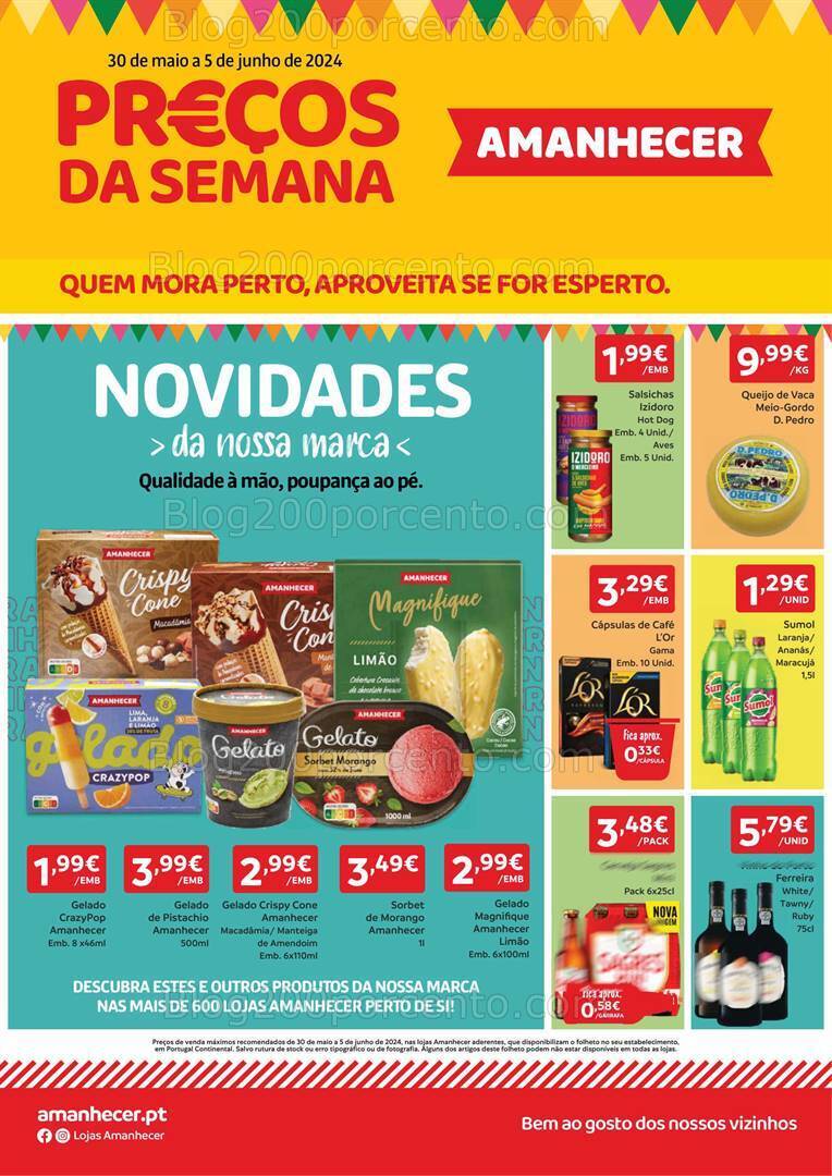 Antevisão Folheto AMANHECER Promoções de 30 maio a 5 junho