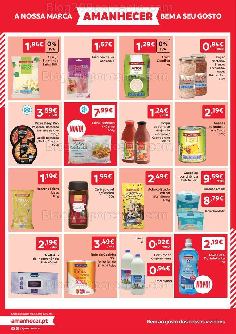 Antevisão Folheto AMANHECER Promoções de 31 agosto a 6 setembro