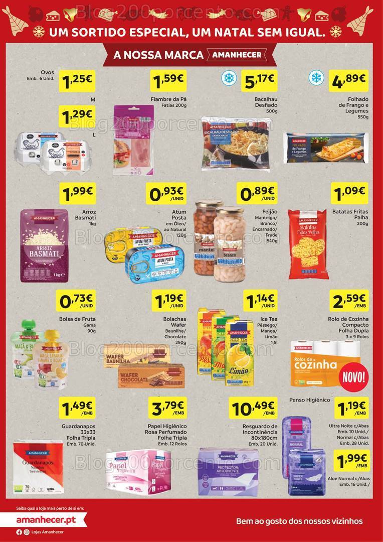 Antevisão Folheto AMANHECER Promoções 7 a 13 dezembro