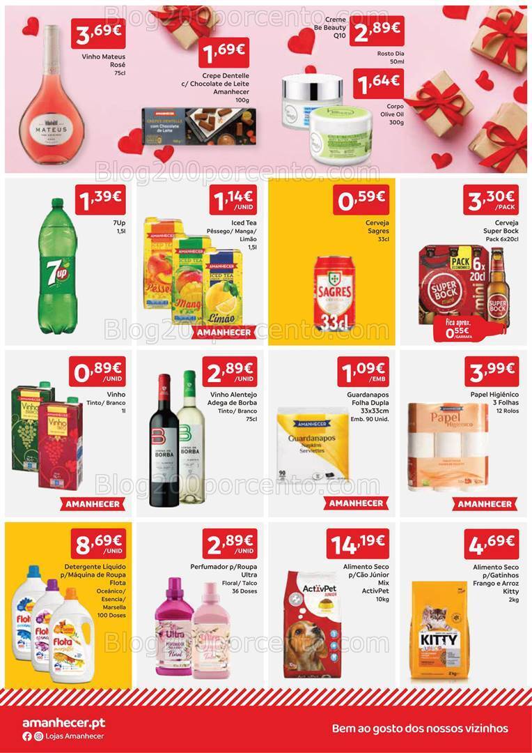 Antevisão Folheto AMANHECER Promoções de 8 a 14 fevereiro