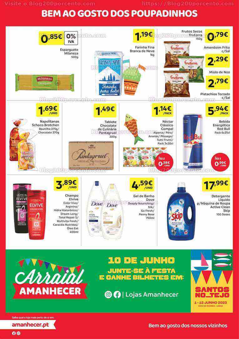 Antevisão Folheto AMANHECER Promoções de 8 a 14 junho